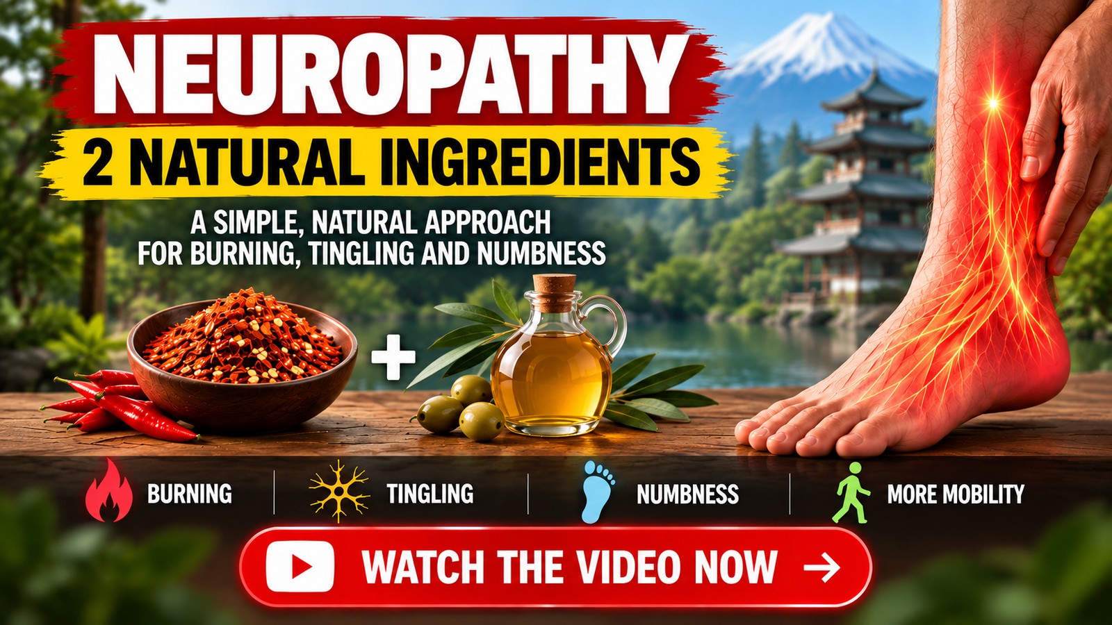 Neuropathy video about a two-ingredient natural protocol